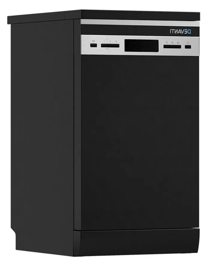 Devanti 10 Place Settings Freestanding Dishwasher in Black