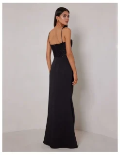 Elle Zeitoune Catherine Dress in Black