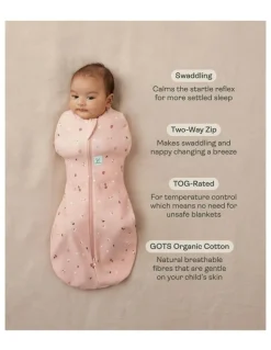 ergoPouch Cocoon Swaddle Bag 0.2 in Blue