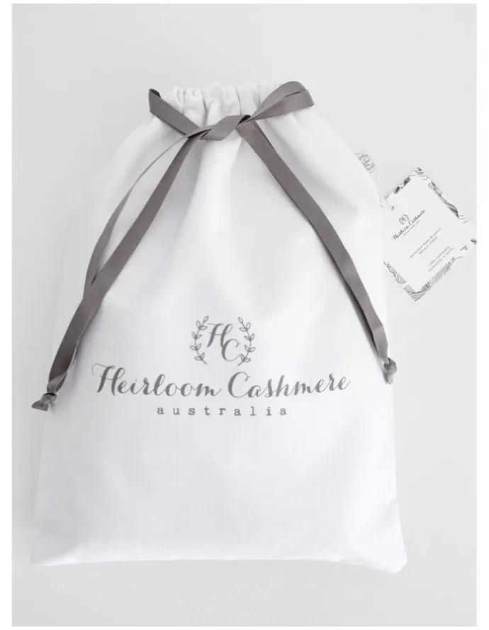 Heirloom Cashmere Cashmere Woven Scarf in Camel