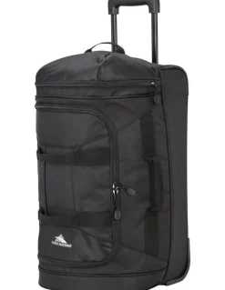 High Sierra Boxed Wheeled Duffle Boxed 55cm Carry-on Wheeled Duffle in Black