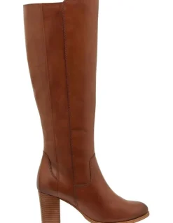 Jane Debster Germaine Boots in Mid Brown Glove