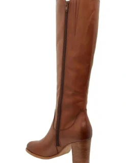 Jane Debster Germaine Boots in Mid Brown Glove