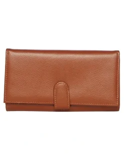 Joan Weisz Dakota Bifold Wallet in Tan