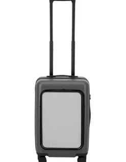 Kadi Carry-on TTIK-4-N Business Hardshell Suitcase in Charcoal/Pebble