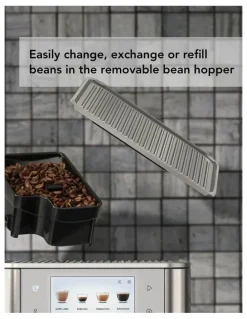KitchenAid Fully Automatic Espresso Machine with Milk Container in Stainless Steel 5KES8558ASX