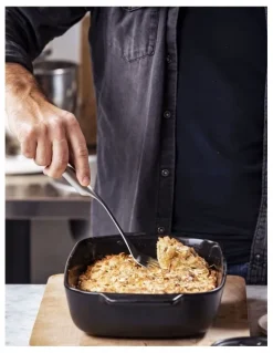 KitchenAid Medium Size Stoneware Baker in Black