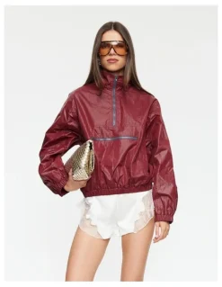 Lioness Ibiza Windbreaker in Red