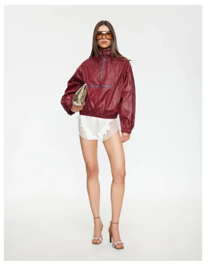 Lioness Ibiza Windbreaker in Red