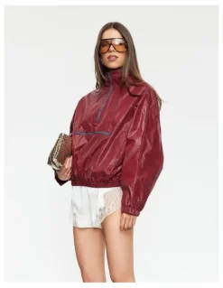 Lioness Ibiza Windbreaker in Red