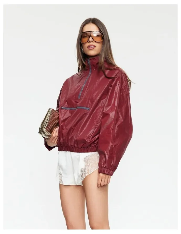 Lioness Ibiza Windbreaker in Red