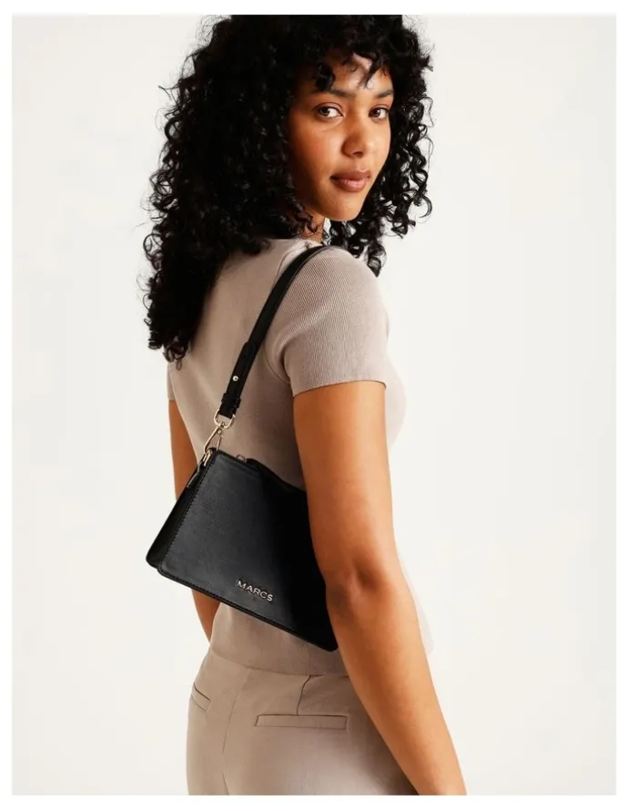 Marcs Belfast Shoulder Bag in Black