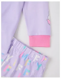 Miffy Miffy Cosy Knit Pyjama With Socks in Lilac
