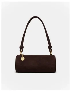 Mimco Barrel Mini Shoulder Bag in Chocolate
