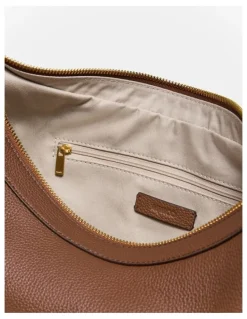 Mimco Luna Crescent Bag in Walnut