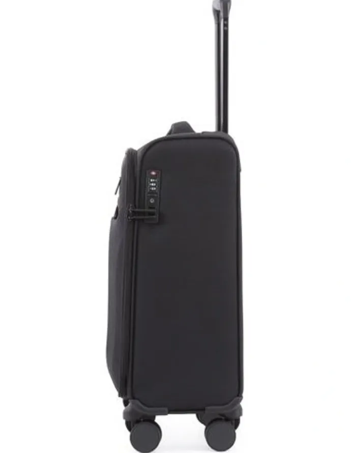 Monsac Coast 56cm Softside Suitcase MM1130-S-A in Black