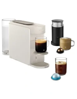 Nespresso Vertuo Up Capsule Coffee Machine in Pearl White ENV200WAE