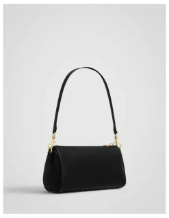 Oroton Harvey Baguette Crossbody in Black