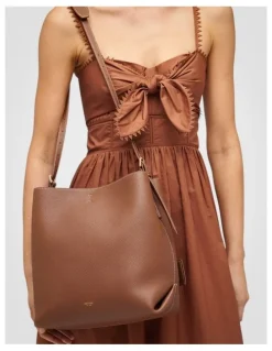 Oroton Margot Hobo Bag in Whiskey