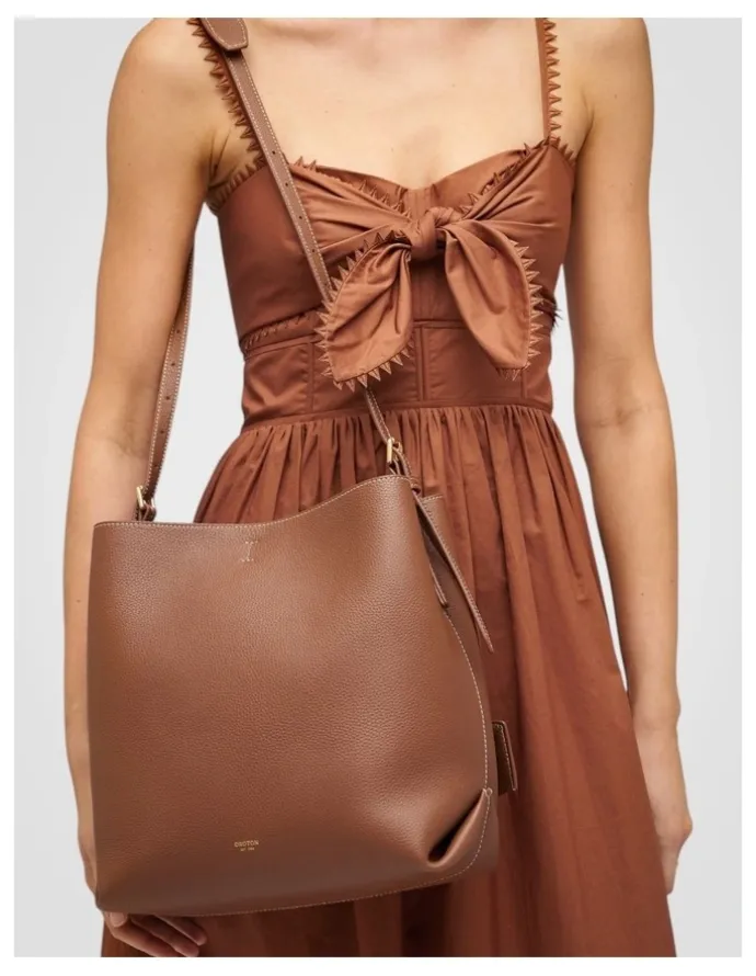 Oroton Margot Hobo Bag in Whiskey