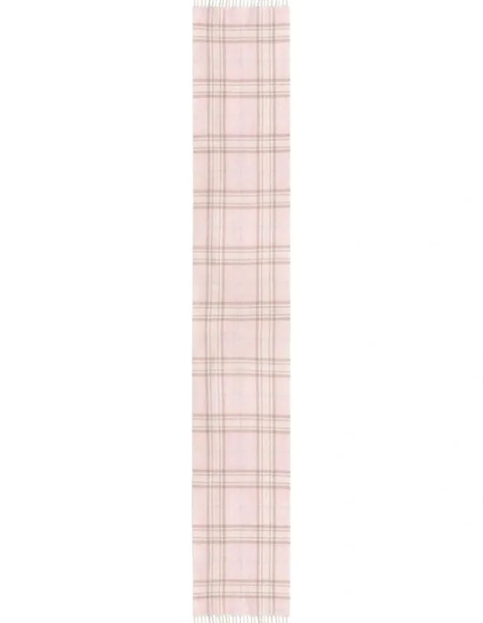 Ozwear Ugg 100% Wool Scarf in Pink Check