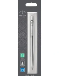 Parker Trim Ballpoint Pen in Stainless Steel Chrome