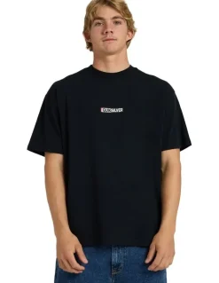 Quiksilver Sticker Oversized T-Shirt Black
