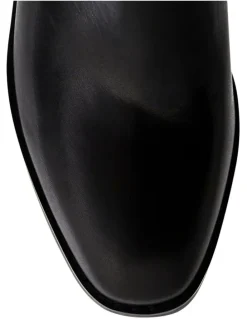 Sandler Cesar Ankle Boots in Black Leather