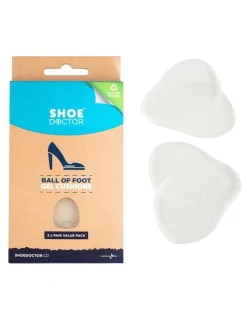 Shoe Doctor Ball Of Foot Gel Cushion 2 Pair Pack in Clear