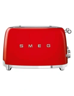 Smeg 50's Style 4 Slice Toaster in Red TSF03RDAU