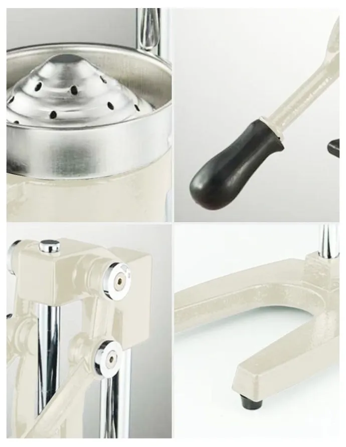 SOGA Commercial Manual Juicer in White