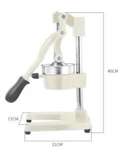 SOGA Commercial Manual Juicer in White