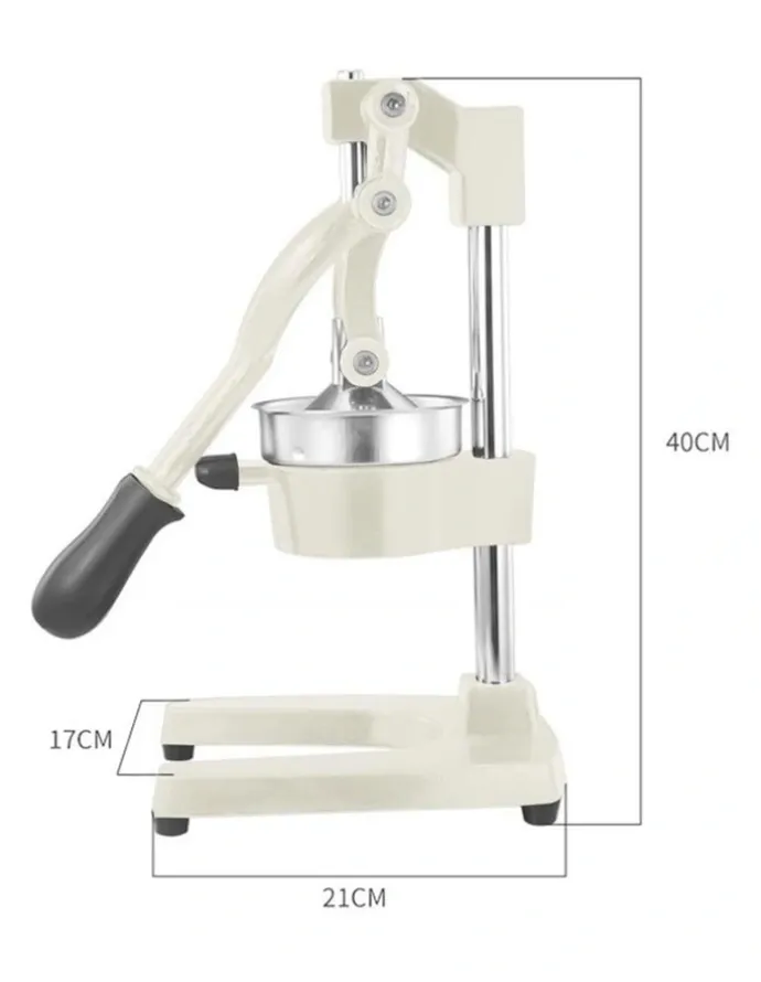 SOGA Commercial Manual Juicer in White