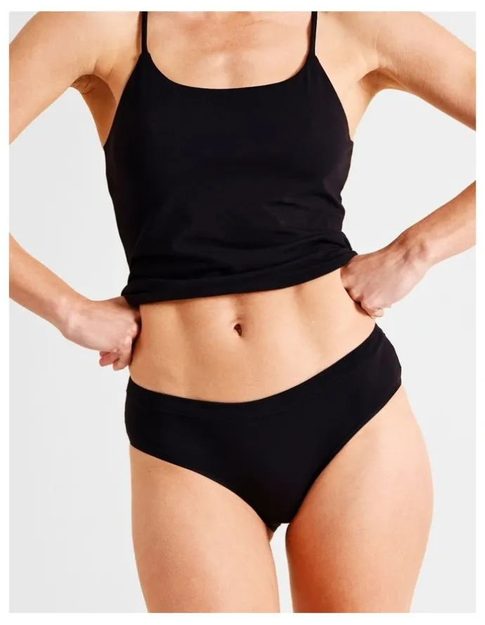 Soho Organic Cotton Bikini in Black