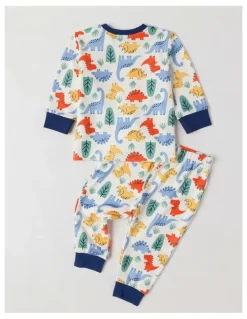 Sprout Cosy Knit Dino Pyjamas in Assorted