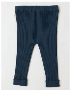 Sprout Rib Leggings in Dark Denim