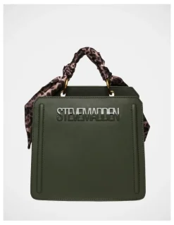 Steve Madden BEvlynn Satchel Bag in ML Green
