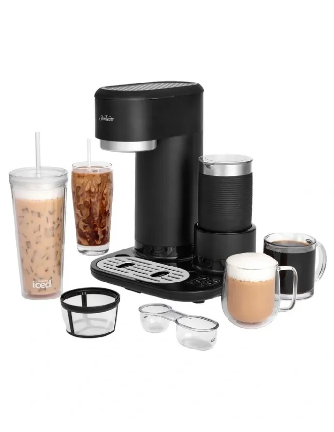 Sunbeam Iced & Hot Coffee Machine SDP1500BK in Black