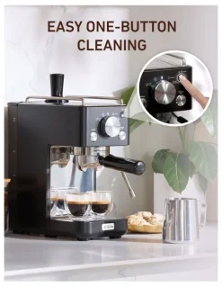 Sunbeam Origins Slimline Espresso Machine in Black