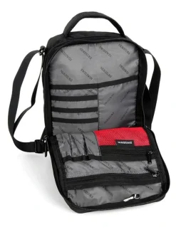 Swisswin Swisswin Waterproof Messenger Travel Work Bag Black