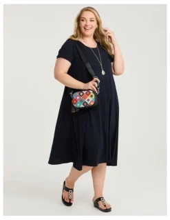 Taking Shape Patchwork Crossbody Bag Multi