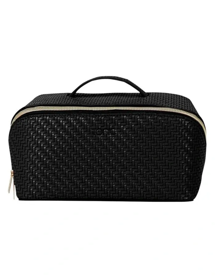 Tonic Herringbone Beauty Bag Medium in Licorice