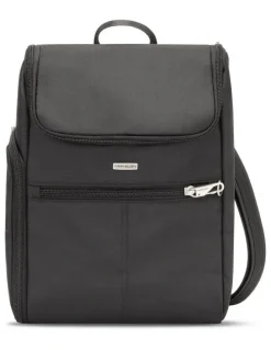 Travelon Classic Anti-Theft Small Convertible Tablet Backpack in Black