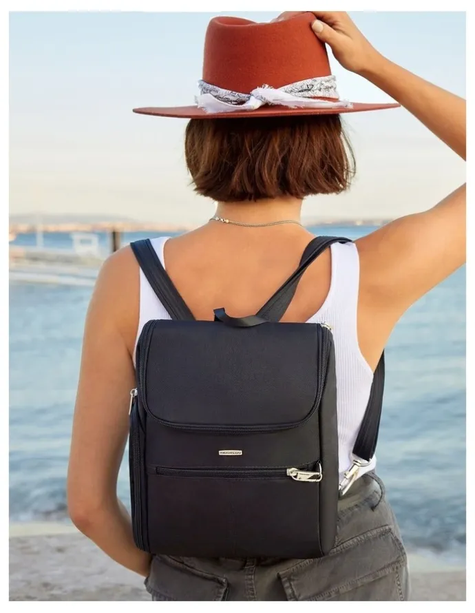 Travelon Classic Anti-Theft Small Convertible Tablet Backpack in Black