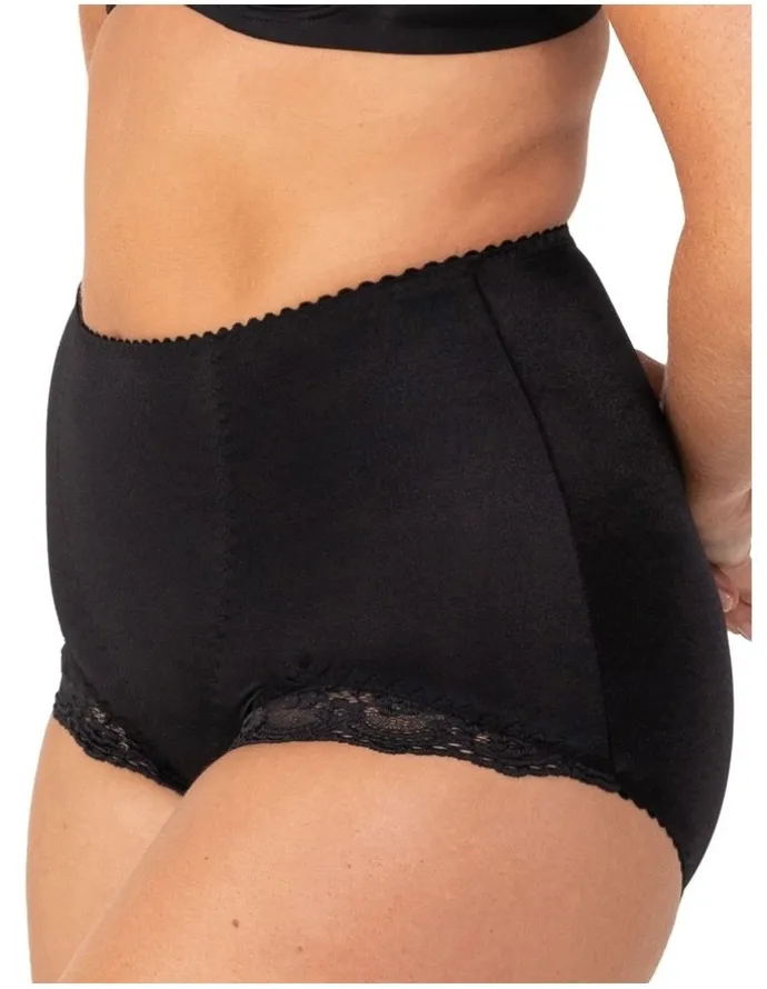 Triumph Tum-E-Lace High Waist Brief in Black