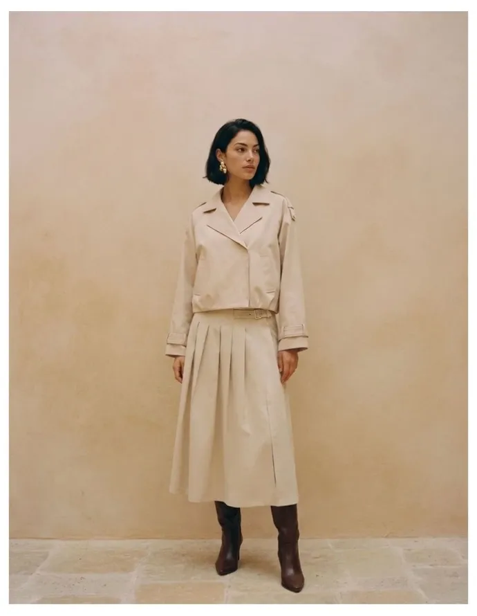 Vero Moda Chelsea Maddy Short Jacket in Ivory