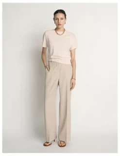 Veronika Maine Cotton Cashmere Knit Tee