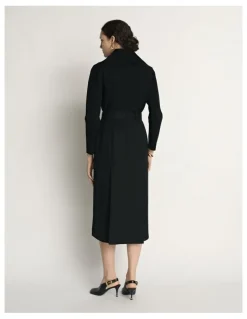 Veronika Maine Wool Pencil Skirt