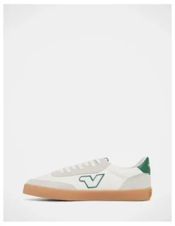 Volley Baseline Canvas Sneakers in White