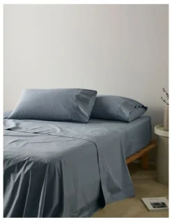 Vue 300TC Australian Superfine Cotton Sheet Set in Blue